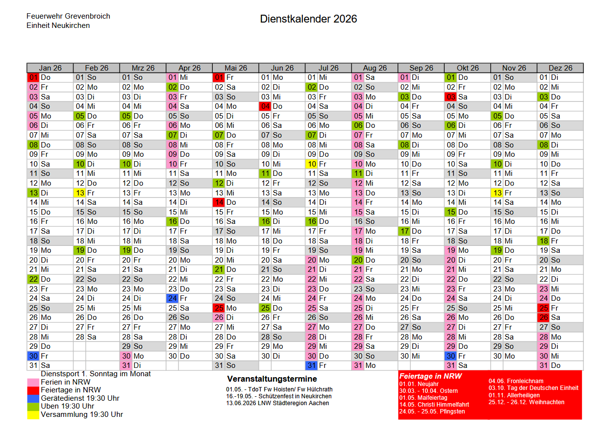 Dienstplan26